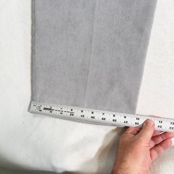 Alfred Dunner Pull On Pants Woman's 18 Elastic Back Waist Grey Corduroy Pockets - Picture 5 of 11